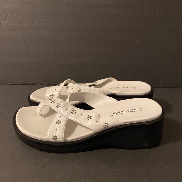 Cabin Creek Wedge Slide Sandals Womens Size 8 - Picture 5 of 6